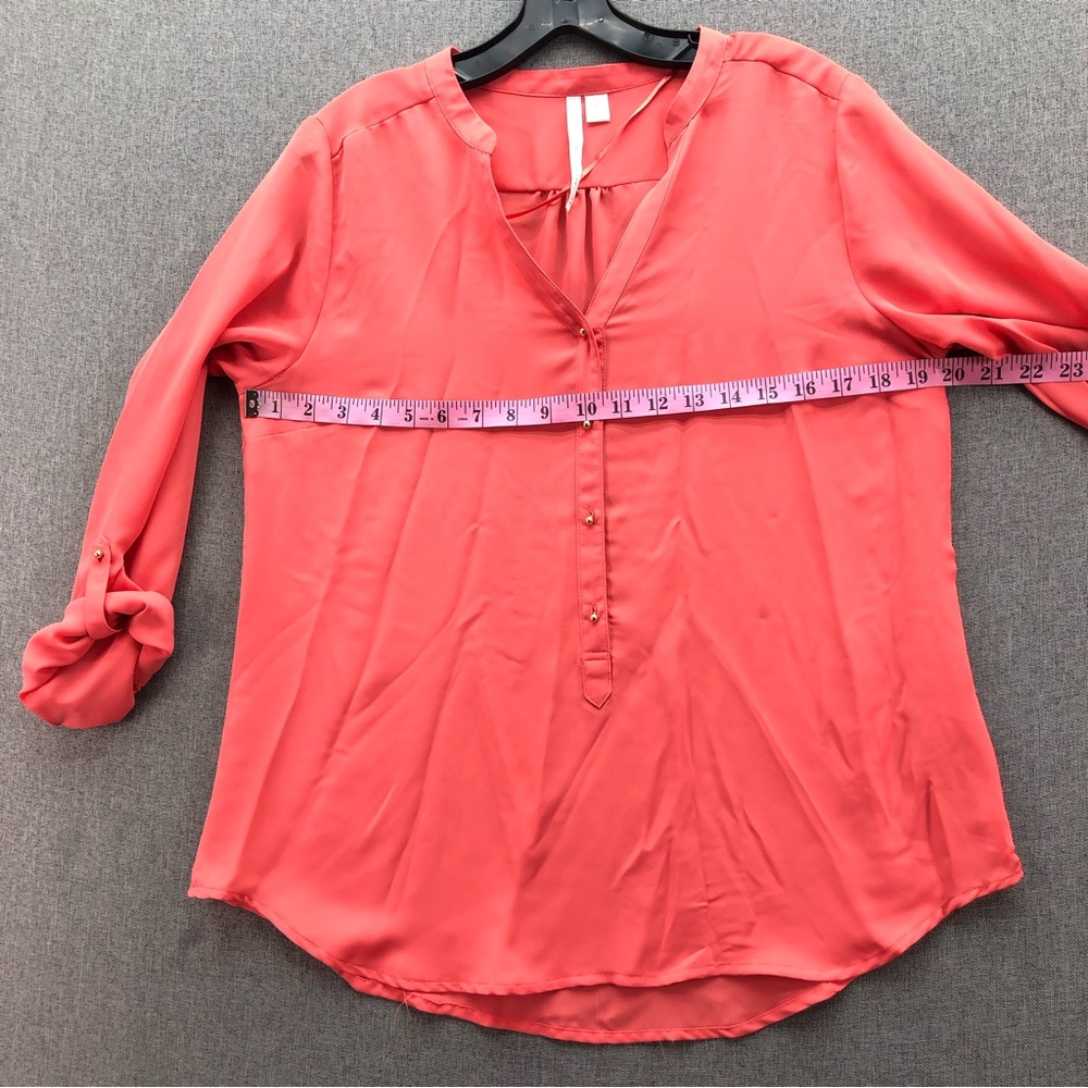 LC Lauren Conrad Women’s Longsleeve Blouse Size L - Picture 7 of 7